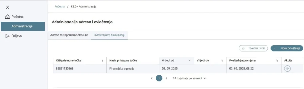FiskAplikacija-primjer gdje se upisuje OIB